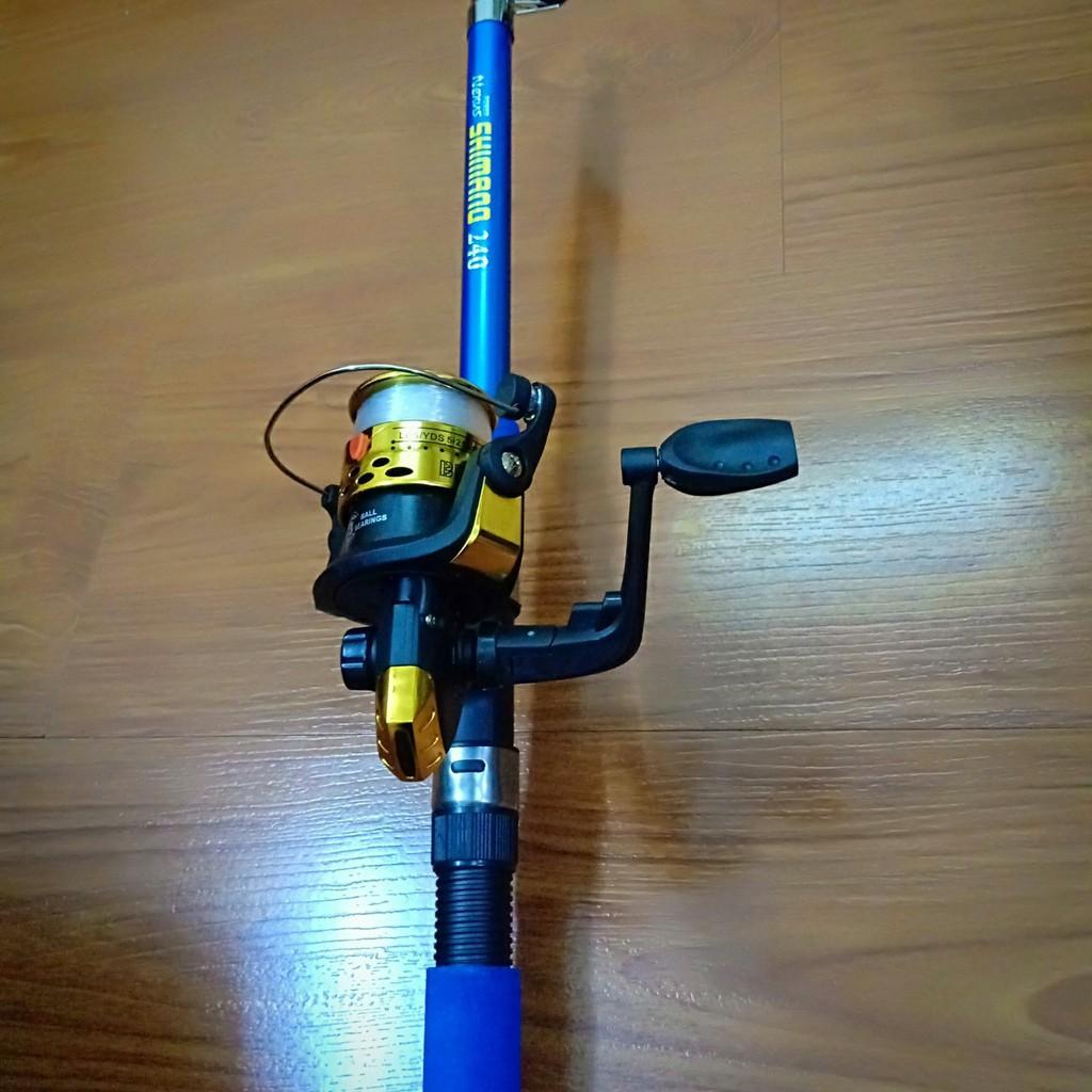 BỘ CẦN CÂU MÁY SHIMANO 2M1 KÈM MÁY VÀ 10 PHỤ KIỆN