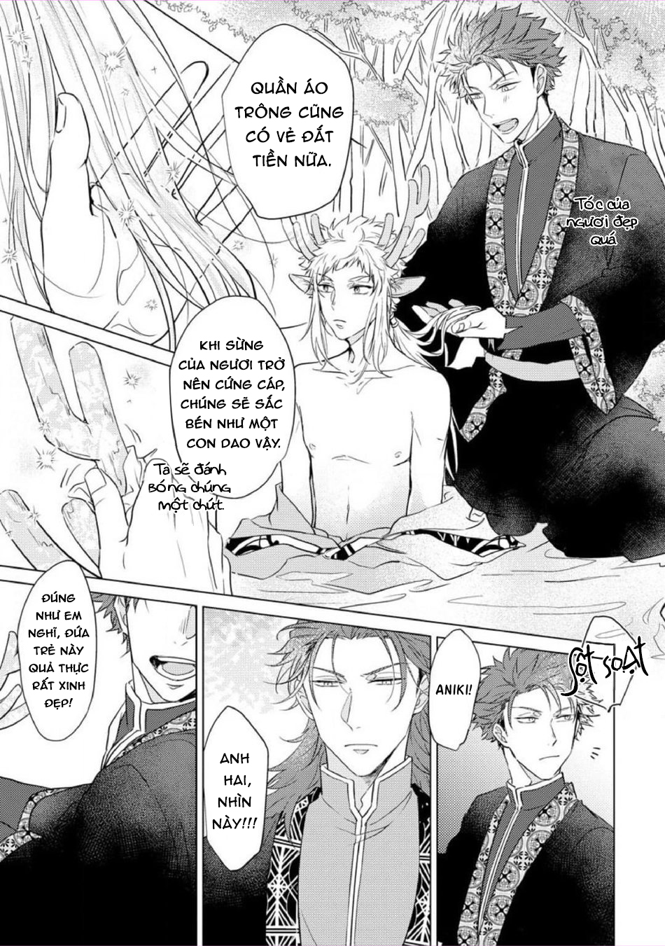 gặp gỡ em, thú nhân màu chàm trắng chapter 2 5