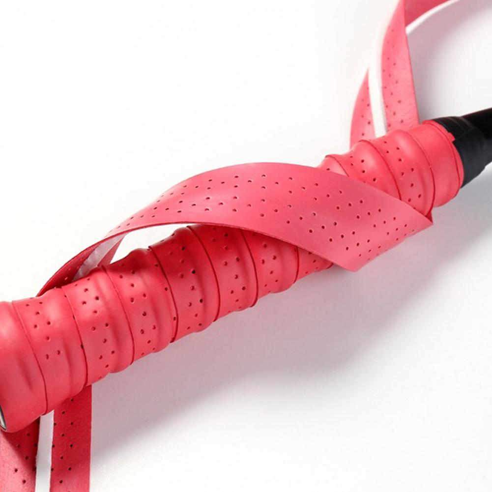 Badminton Rordet Grip Dây đeo chống trượt mồ hôi hấp thụ vợt Tay cầm nắp câu cá nhảy dây buộc dây đeo băng keo thể thao Color: Black