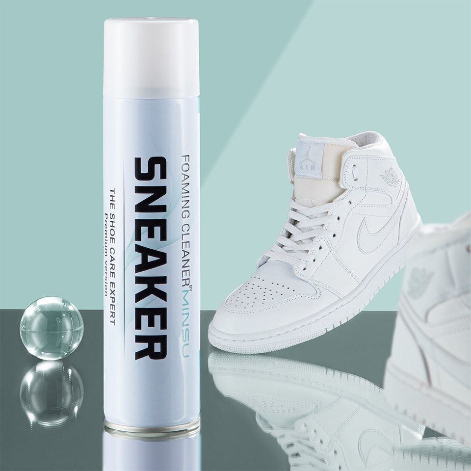 Chai Xịt Vệ Sinh Giày Sneaker NANO Bọt Tuyết M5955 Giặt Khô Siêu Tốc Bảo Vệ Giày Khỏi Bị Ố Vàng, Mục, Phai Màu