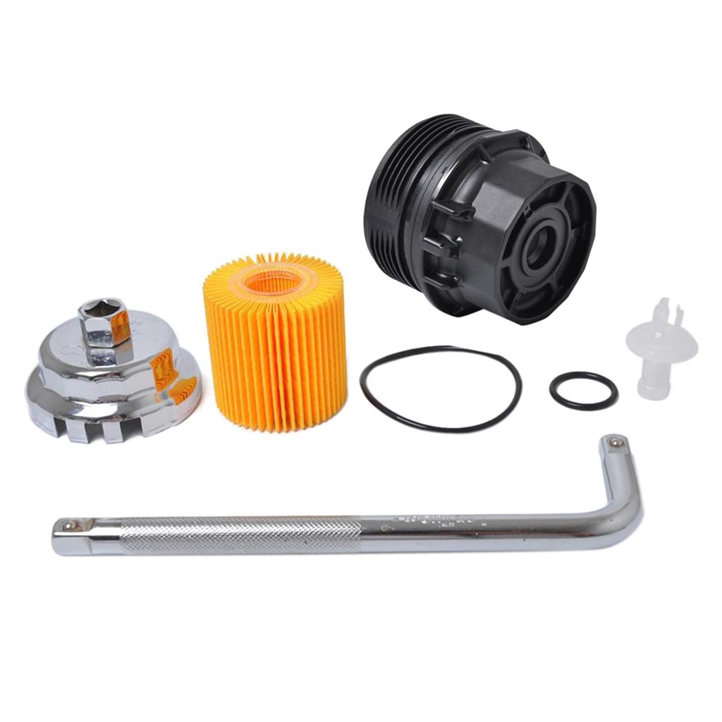 Oil Filter & Car Oil Filter Wrench Cap Socket with Wrench Remover Tool for