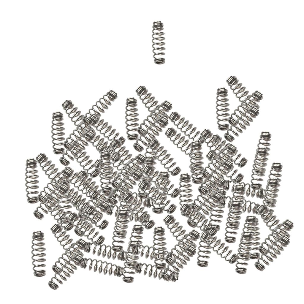 100 x Barbed Fishing Hook Stainless Steel Spring Accessories S