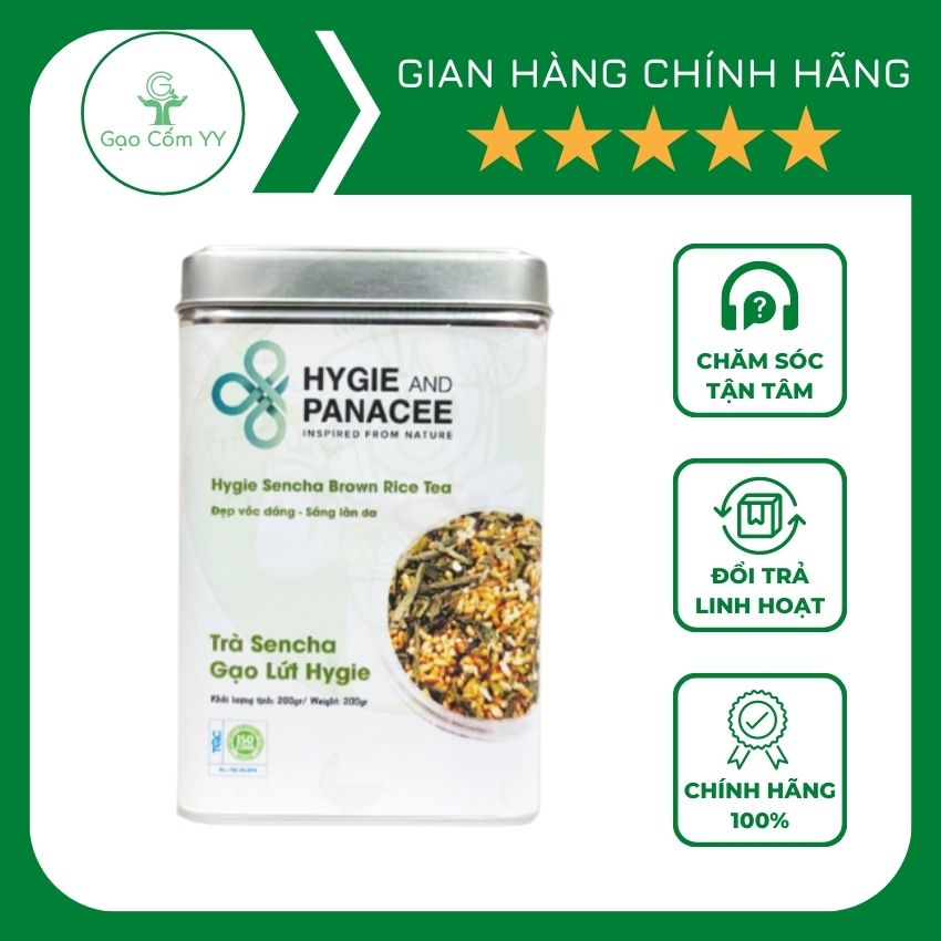 Trà Thảo Dược Sencha Gạo Lứt Hygie Hỗ Trợ Giảm Cân, Duy Trì Vóc Dáng, Chống Lão Hóa, Tăng Cường Miễn Dịch