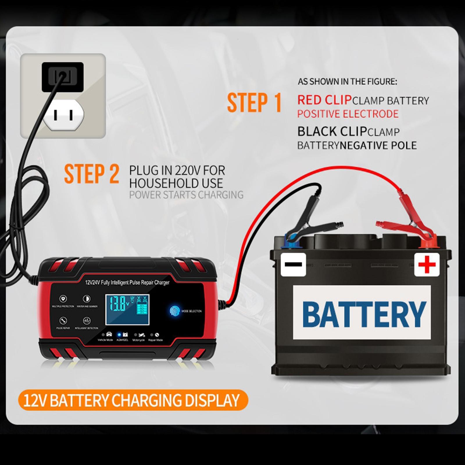 Fully-Automatic Maintainer 12V 8A 24V 4A for Car Mower