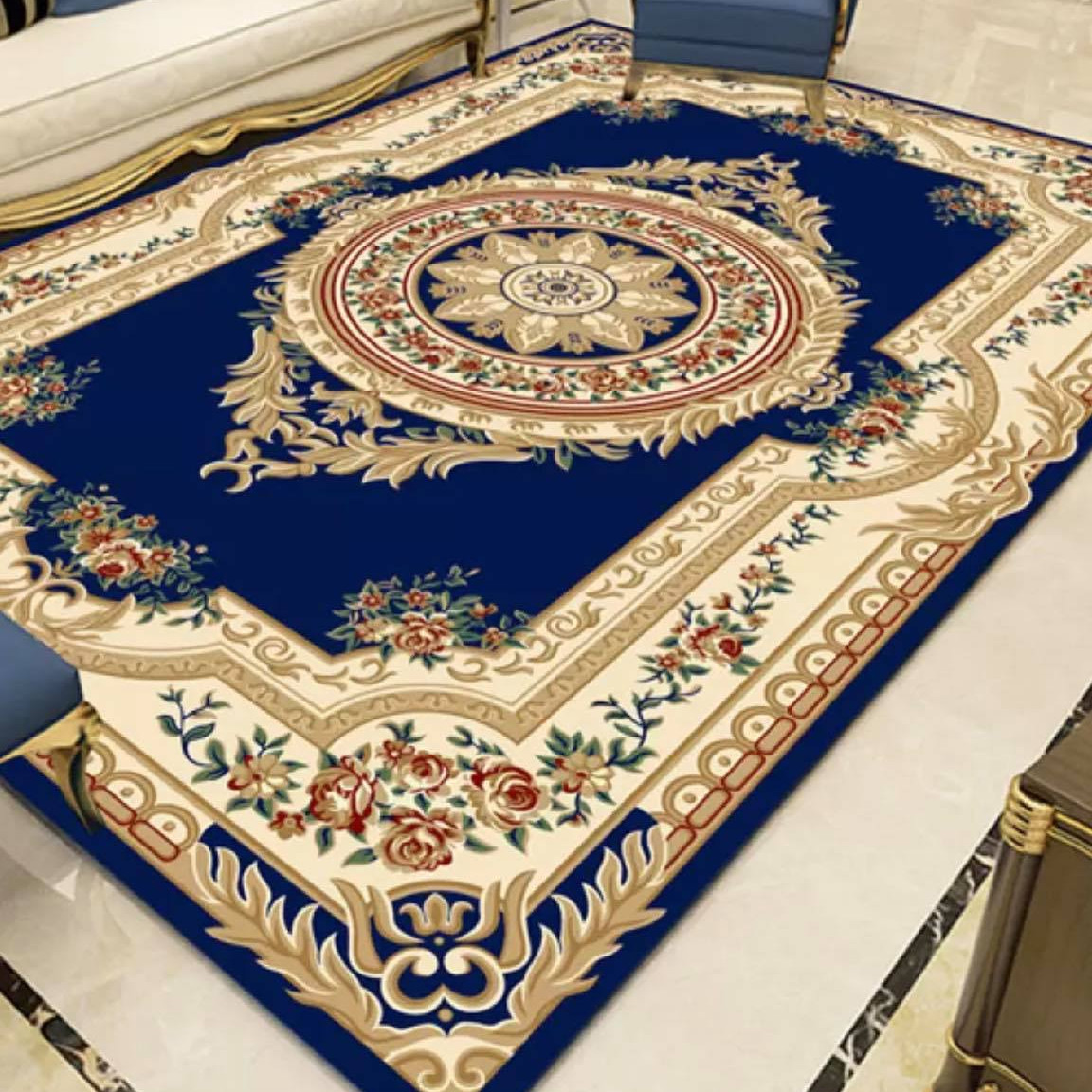 Thảm trải sàn phòng khách sang trọng Phong cách trẻ trung tươi mới KT 2m x 3m