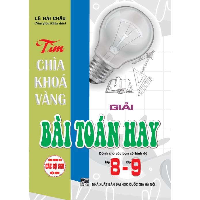 Sách - Tìm chìa khoá vàng giải bài toán hay 8 - 9 HA-MK