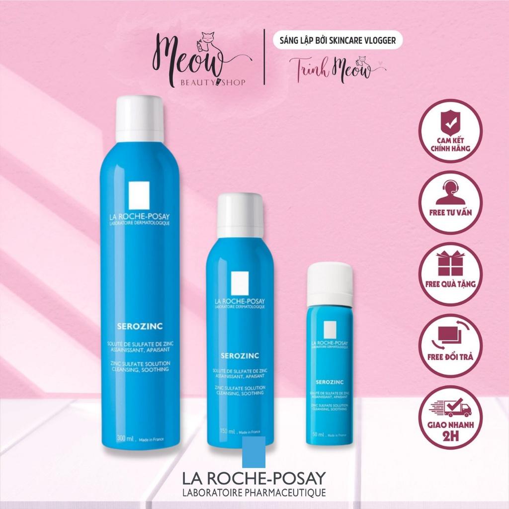 Nước xịt khoáng La Roche-Posay giúp làm sạch &amp; làm dịu da Serozinc 50ml-150ml-300ml