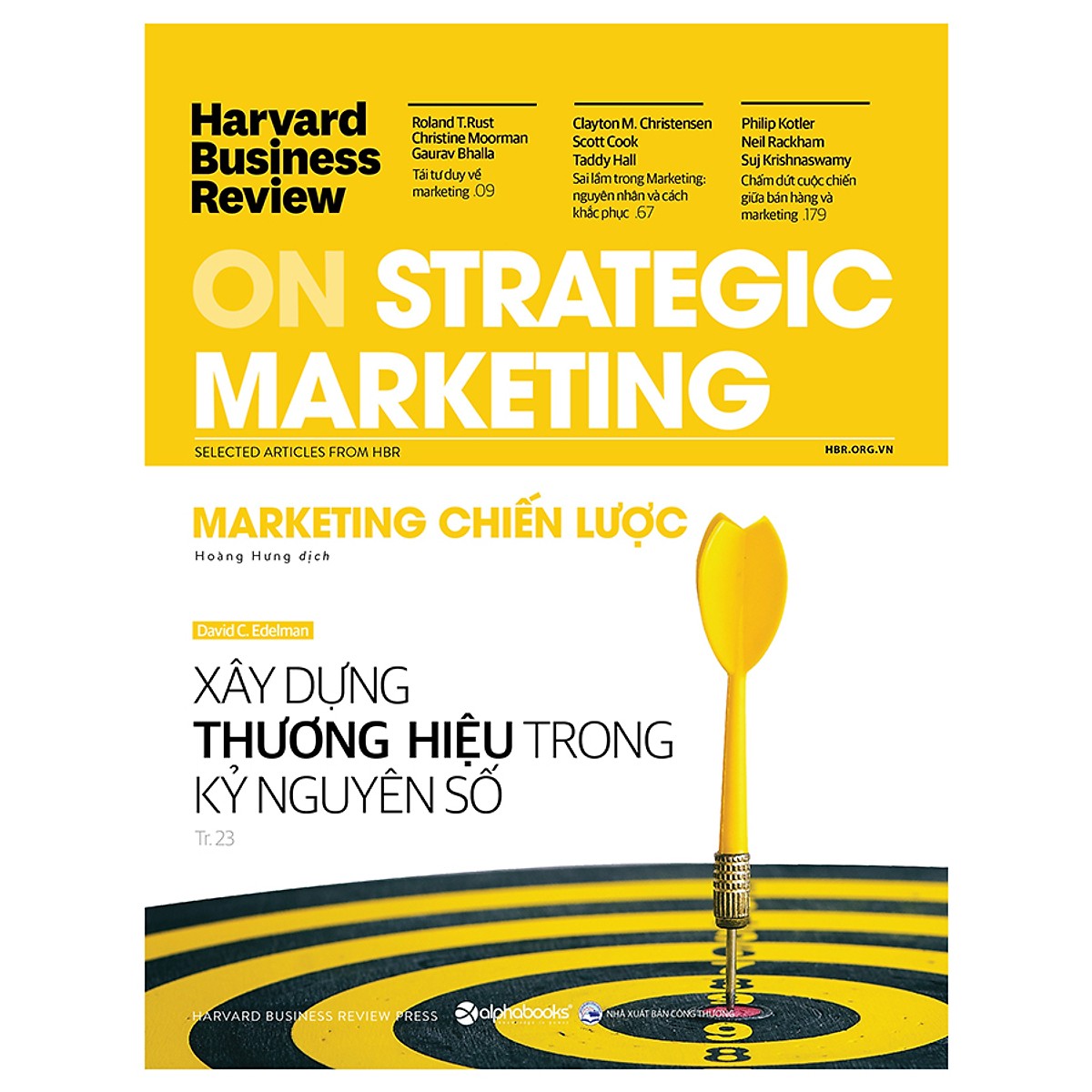 HBR On Strategic Marketing - Marketing Chiến Lược Tặng BookMark Romantic