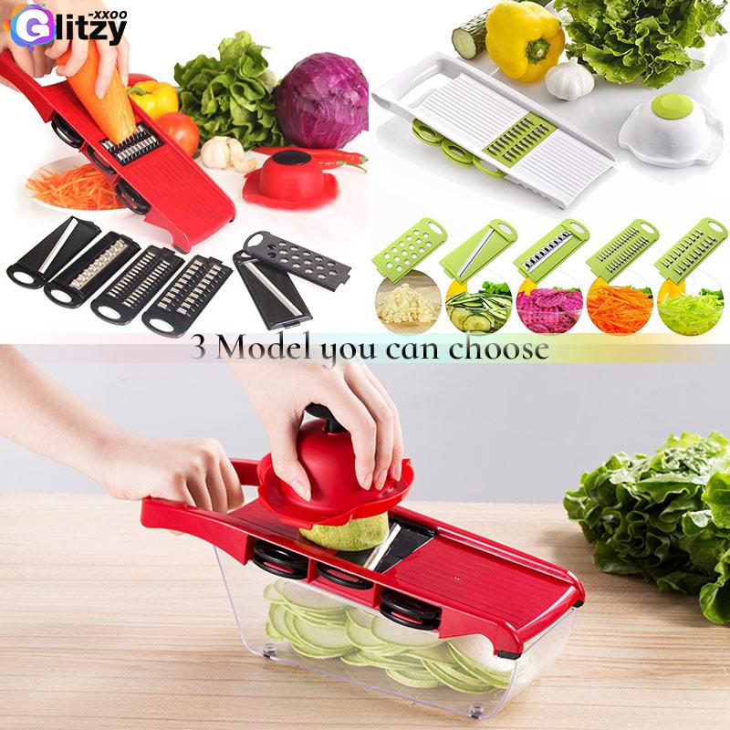 Rau Củ Quả 6 Trong 1 Mandoline Đa Máy Thái Cụ Gọt Vỏ Trái Cây Khoai Tây Phô Mai Xay Xay Thịt Bếp Phụ Kiện Cắt Dụng Cụ
