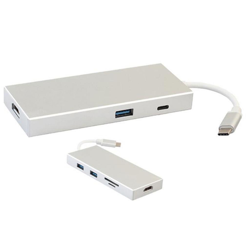 Type-C USB 3.1 to HDMI USB 3.0 HUB Card Reader & Charging for MacBook Pro