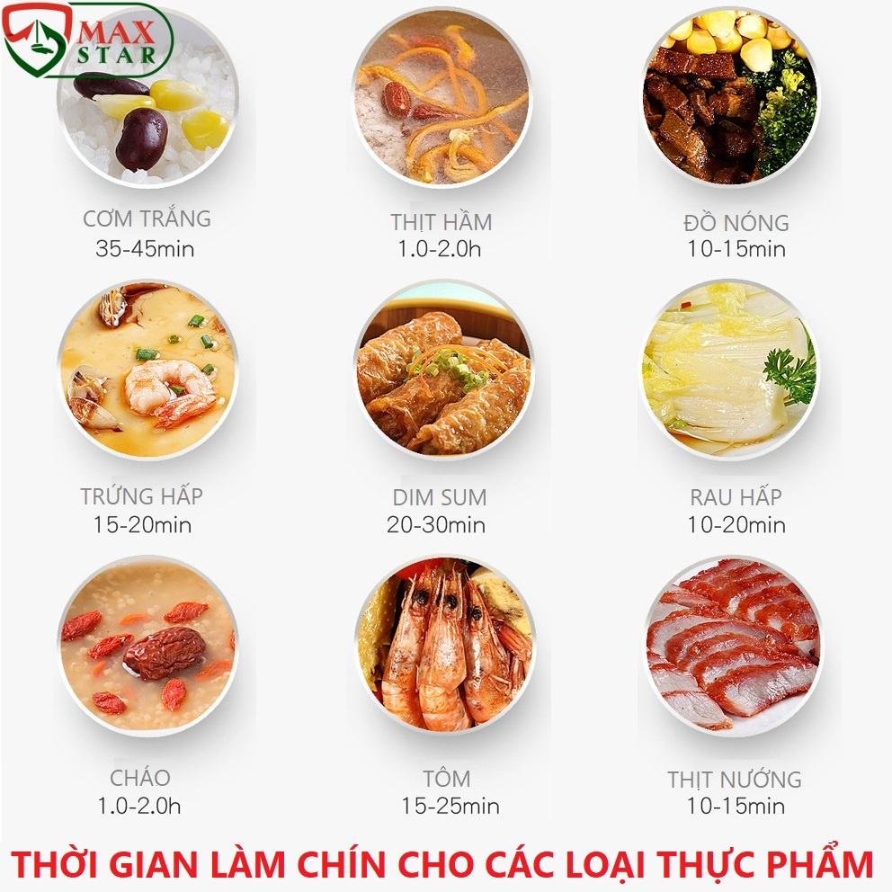 Hộp đựng cơm giữ nhiệt cắm điện inox 2 tầng 4 ngăn Cặp lồng giữ nhiệt cắm điện chính hãng