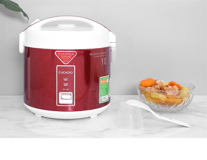 Nồi cơm nắp gài Cuckoo 1.8 lít CR-1081/RDWHVN - Hàng chính hãng