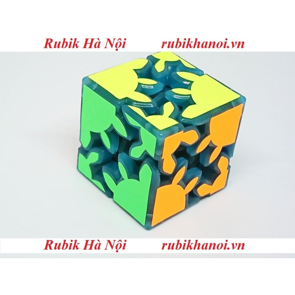 Rubik Gear 2x2x2 Trắng/Dạ Quang Xanh