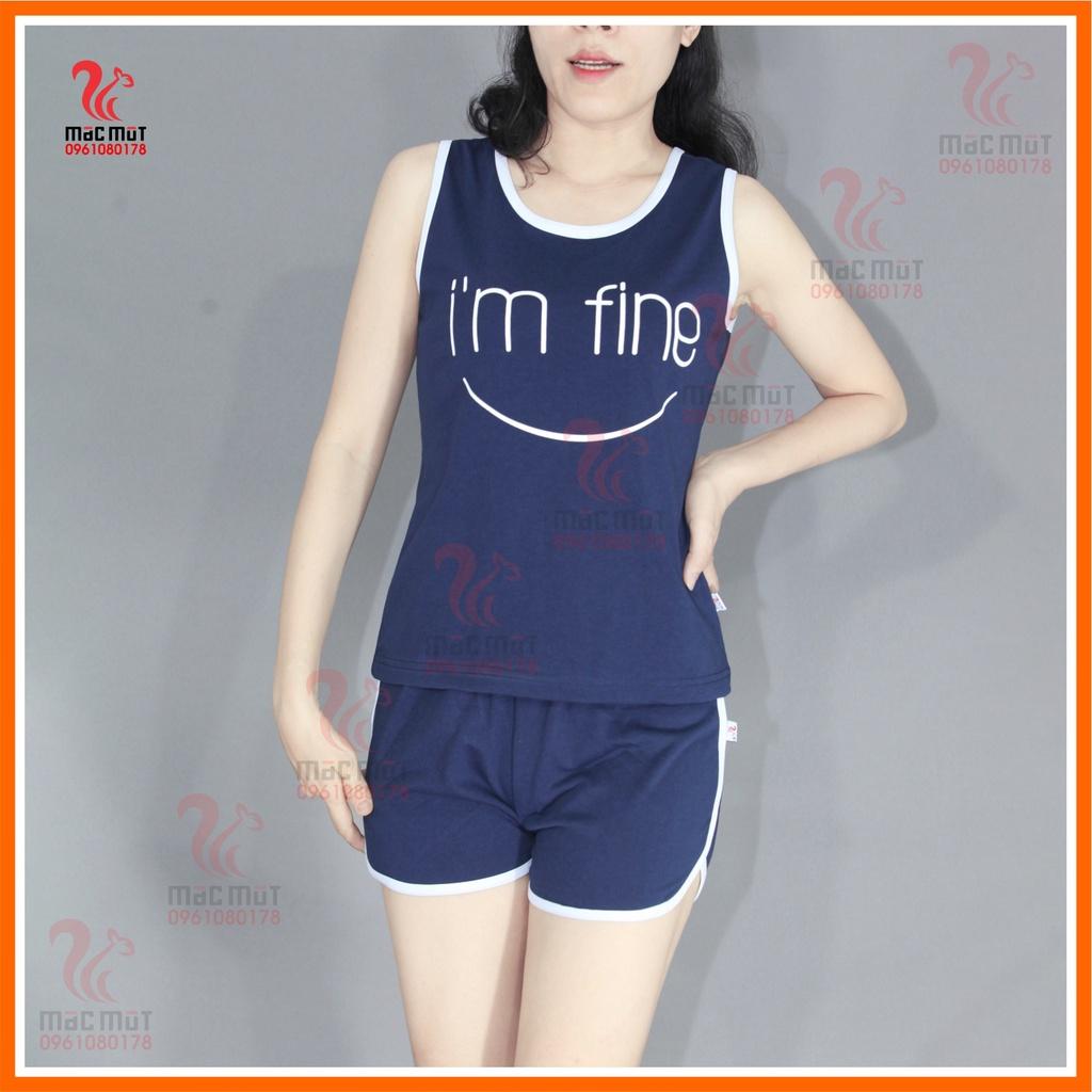 DB047 - BỘ ĐỒ NỮ mặc nhà thun cotton dễ thương có thể mặc đi chơi dạo phố, làm đồ đi ngủ. Đồ thun mùa hè thu, quần áo nữ