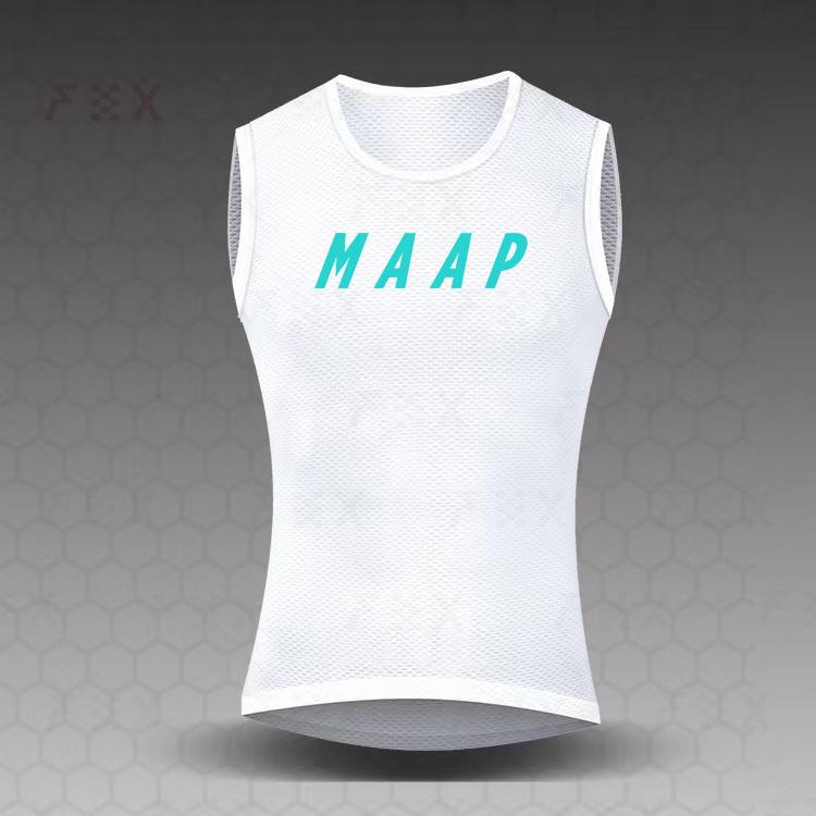 MAAP 2022 Mới Đi Xe Đạp Quần Lót Thể Thao Lớp Đế Trắng Đi Xe Đạp Quần Lót Chạy Áo Vest Cao Elastici Áo MTB Xe Đạp Đường Trường Jersey Color: 1 Size: XL