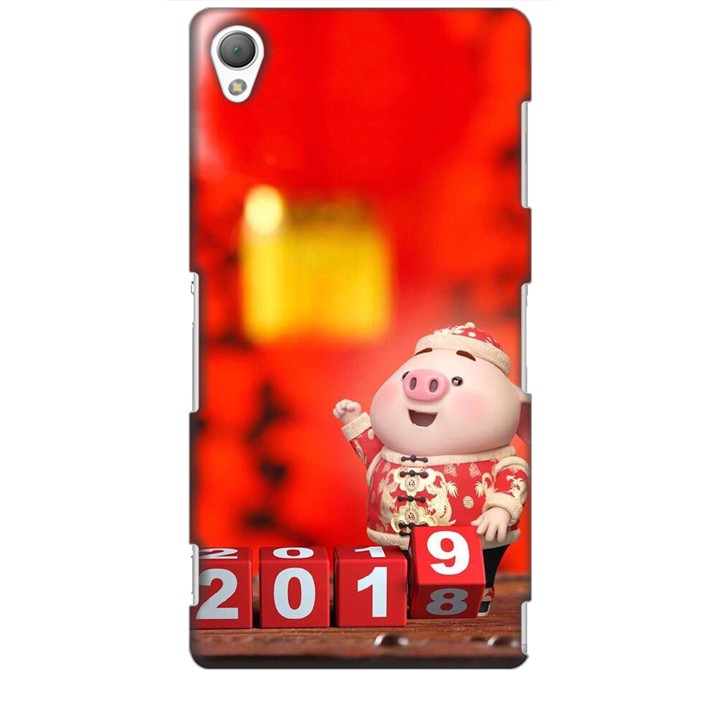 Ốp lưng dành cho điện thoại SONY Z3 Heo Chúc Mừng Năm Mới