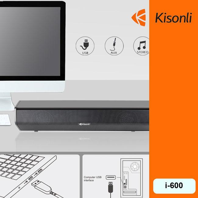 Loa váy tính Kisonli i-600 dạng thanh hiện đại (Nhiều màu)