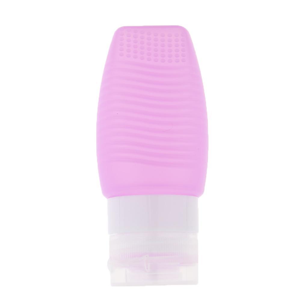 Silicone Refillable Empty Bottle Travel Bottle Empty Bottles Sample Bottle Purple/Light Green/Light Blue/Light Orange