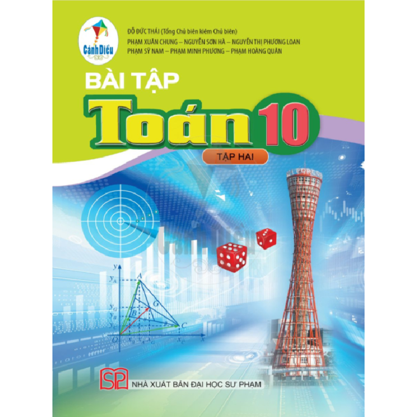 Sách - Combo Bài Tập Toán Lớp 10 Tập 1+2 - Bộ Cánh Diều