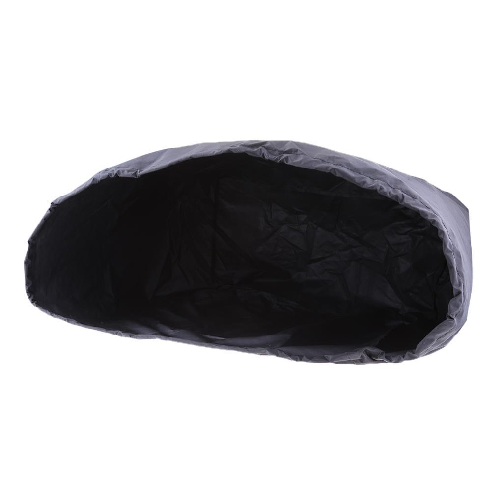 Black Waterproof Marine Boat Outboard Motor Protector Cover