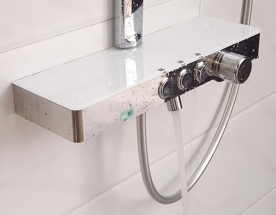 Sen bộ tắm đứng nóng lạnh Eurolife EL-SC907 (Trắng bạc)