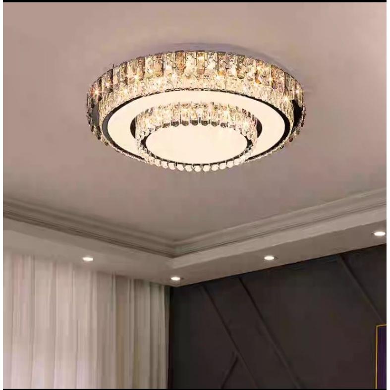 MKPL_03 Đèn mâm áp trần phale  trang trí phòng khách, đèn trang trí trần hiện đại