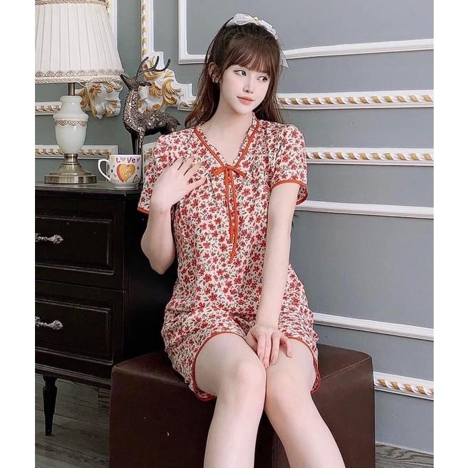 Đồ bộ mặc nhà mẫu đùi lụa hàn