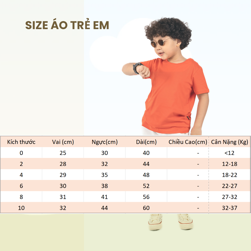 Áo Thun Trẻ Em Màu TRẮNG Chất Liệu 100% Cotton Cao Cấp, Kháng Khuẩn Ag+, Thấm Hút Mồ Hôi