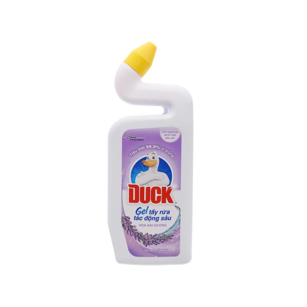 DUCK Tẩy Rửa Bồn Cầu Hương Oải Hương 500ml - Tặng thêm 250ml