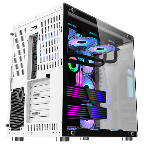 MIK LV07 – White – Mid Tower Case_ HÀNG CHÍNH HÃNG