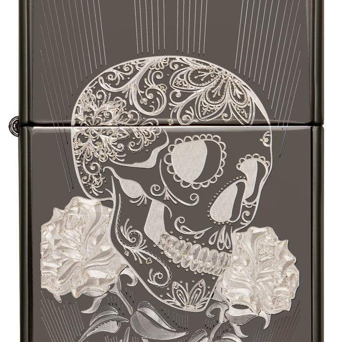 Bật Lửa Zippo Fancy Skull Design 29883
