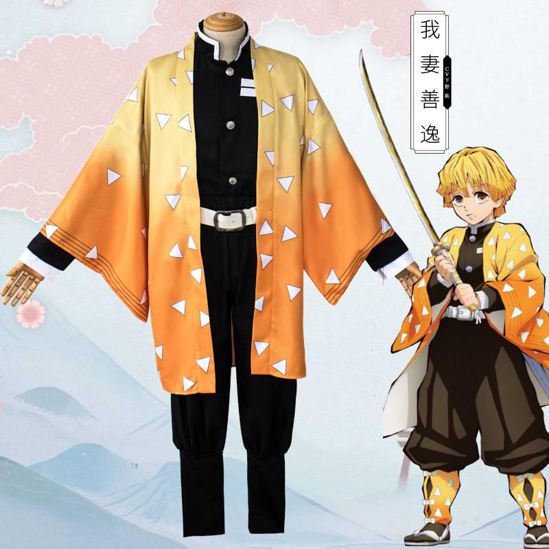 Bộ Trang Phục Kimono Hóa Trang Nhân Vật Kimetsu no Yaiba Nezuko Tanjirou