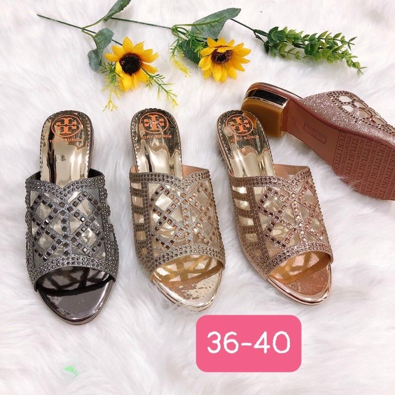 Guốc trung niên số lớn 36-43 gót 3p