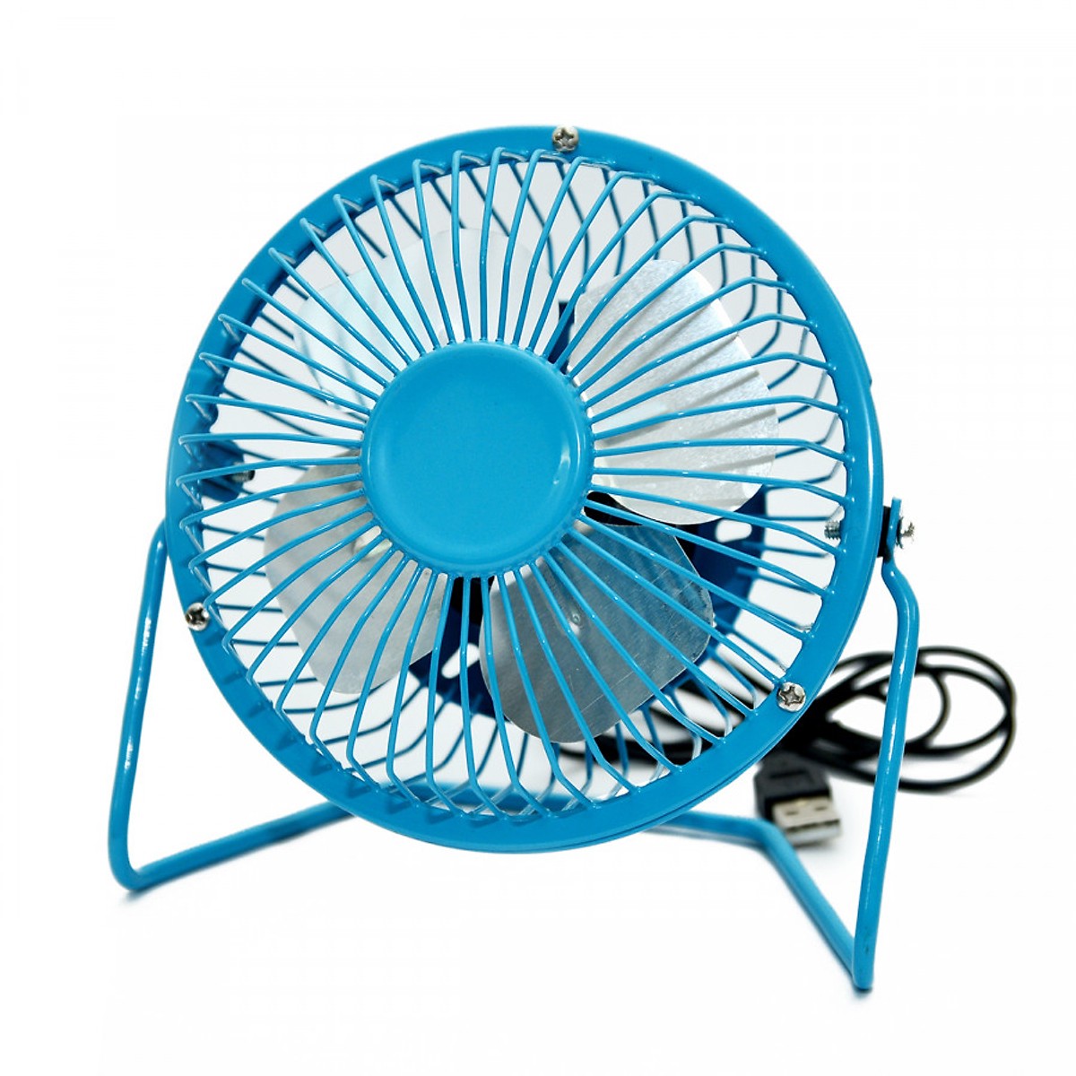 Quạt USB Mini Fan Lồng Sắt 4 inches Giao mầu ngẫu nhiên