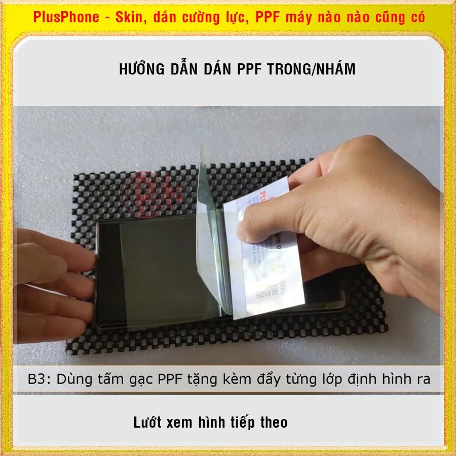 Dán dẻo PPF loại trong và nhám cho mặt trước, sau Tecno Pova 3