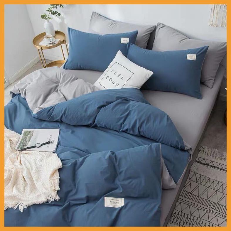 Bộ Chăn Ga Cotton Tici Cao Cấp Phong Cách Hàn Quốc Đủ Size Đủ Màu Hàng Đẹp Loại 1
