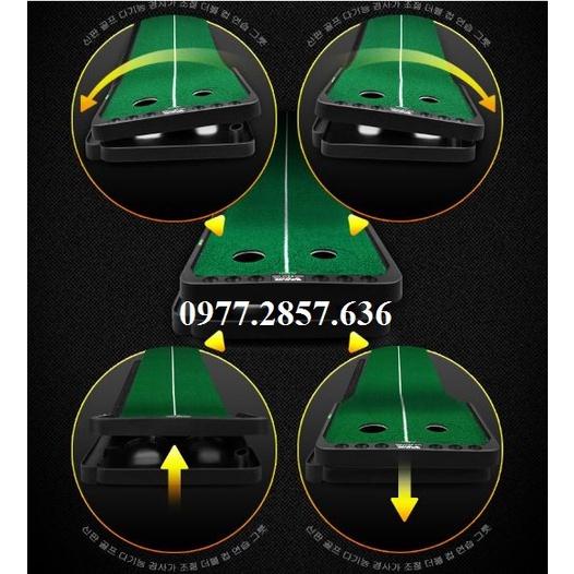 Thảm tập golf Putting 360 độ trong nhà mini luyện cú gạt bóng hiệu quả TT010