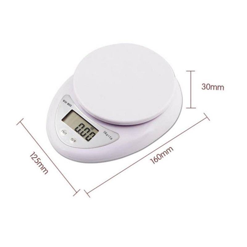 Cân Tiểu Ly Điện Tử Nhà Bếp Mini từ 1g đến 5kg, Độ Chính Xác Cao, Cân Thực Phẩm Gia Vị Nhà Bếp