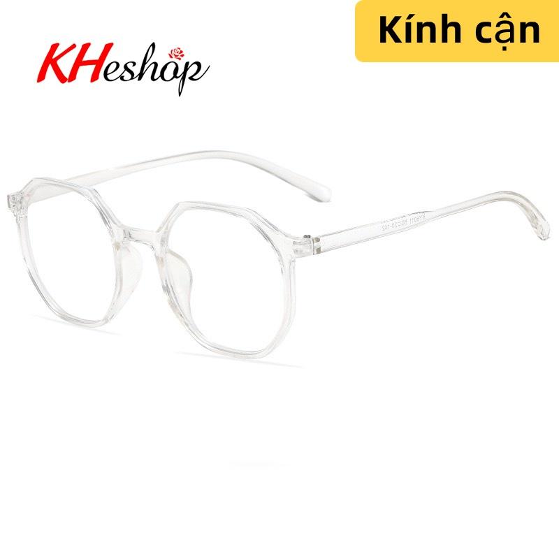 Kính Cận Thị Học Sinh, Sinh viên đủ độ, gọng Thời Trang cá tính chống ánh sáng xanh mã Y6011