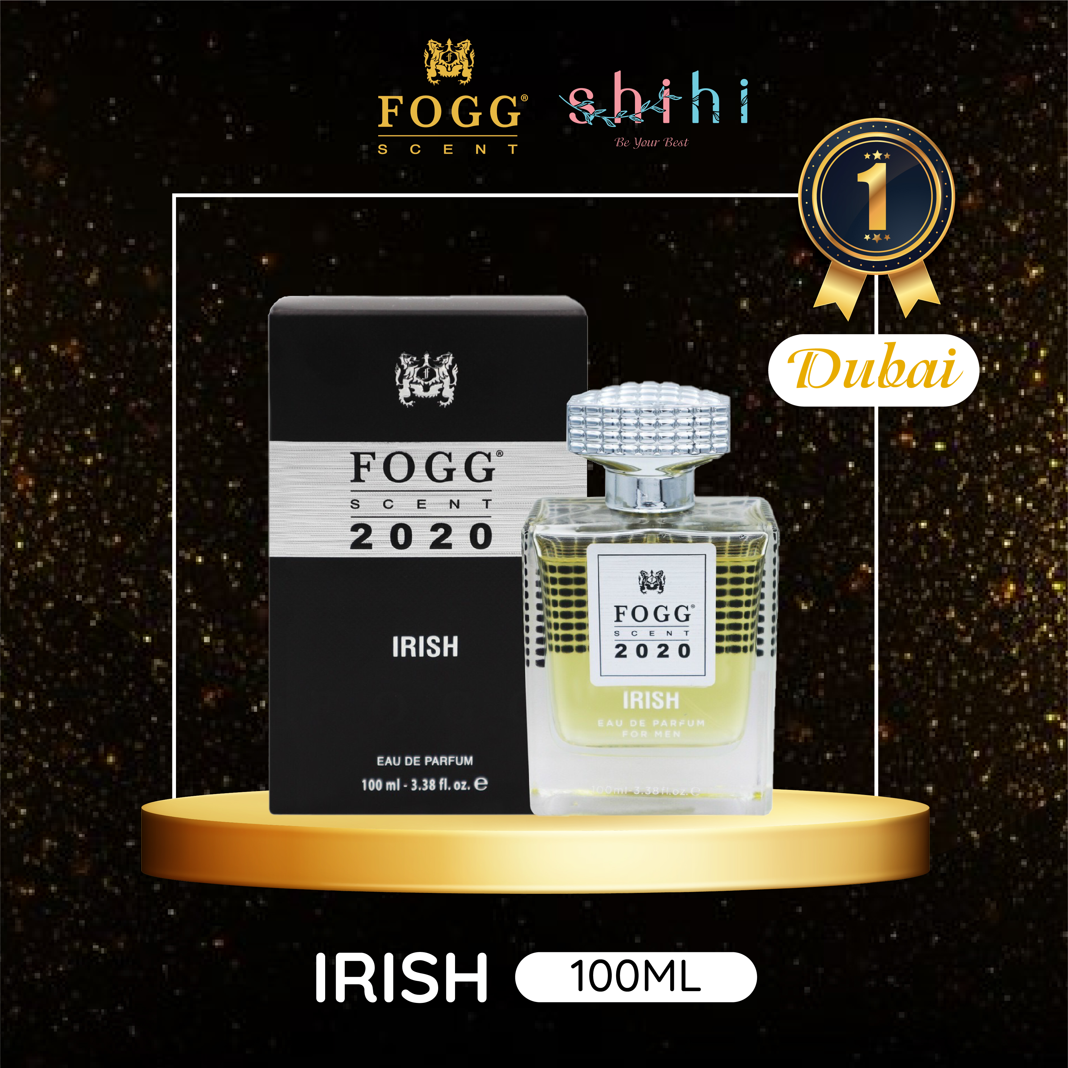 Nước hoa dành cho nam FOGG 2020 Spark mạnh mẽ, lịch lãm 100ML, nhập khẩu chính hãng Dubai