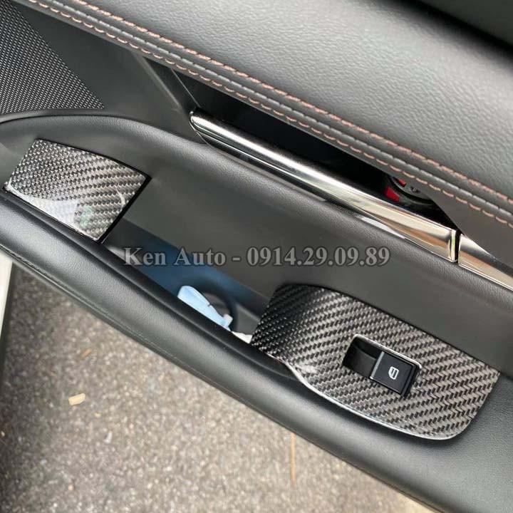 Ốp nội thất Carbon Mazda 3 2020 2021 chất liệu nhựa vân carbon cao cấp