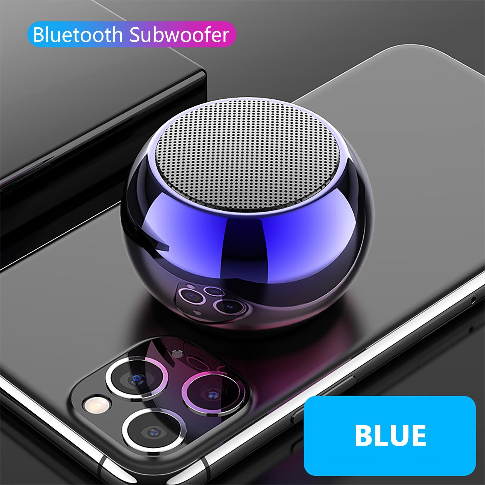 Miễn phí Vận Chuyển M3 Mạ Điện Mini Di Động Dòng T-ws Thép Nhỏ C-annon Loa Bluetooth Không Dây Di Động Không Dây Màu sắc: Tím