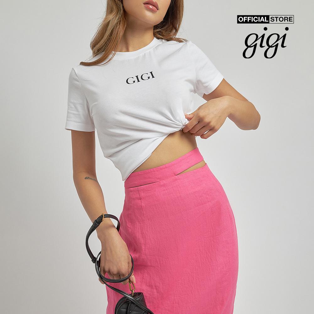 GIGI - Chân váy bút chì xẻ tà cut out thời trang G3302S221511