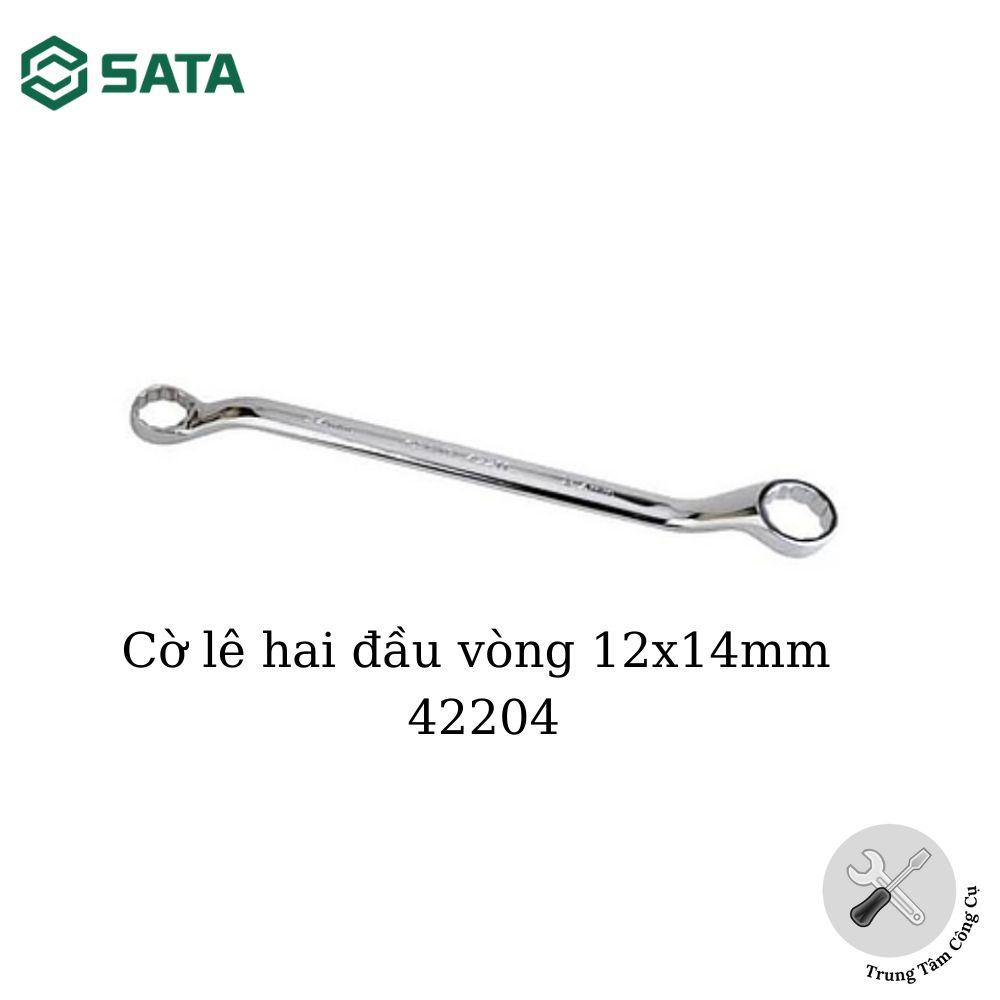 Cờ lê hai đầu vòng 12*14mm - 42204 SATA