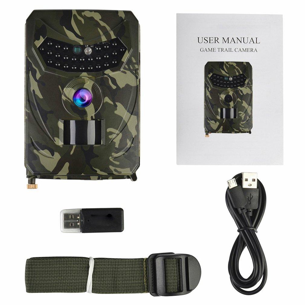 Camera PR-100 Động vật hoang dã Trail 1080p Hướng đạo hồng ngoại Tầm nhìn ban đêm không thấm nước máy ảnh săn bắn ngoài trời di động