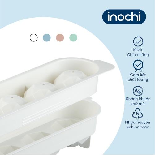 Khay đá tròn Inochi 4 viên Inochi màu Trắng/Xanh/Hồng