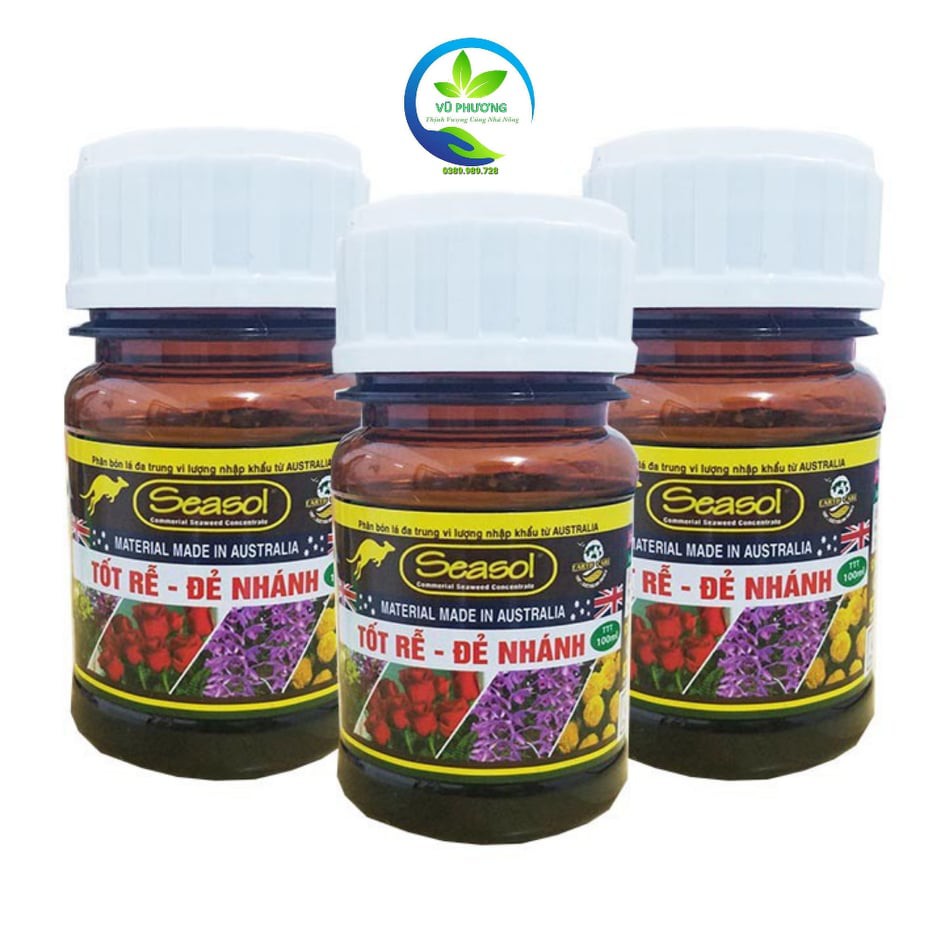 Phân bón rong biển Seasol - Rễ khoẻ, đẻ lộc nhiều, không hôi