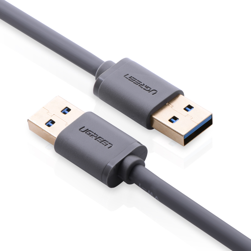 Dây USB 3.0 đực sang đực mạ vàng dài UGREEN US116 - Hàng chính hãng