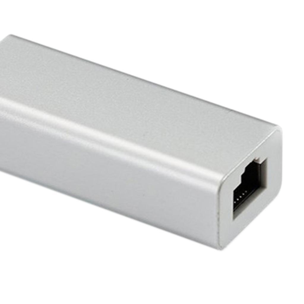 USB 2.0 Connector USB Type C to 100Mbps Gigabit LAN  Port Hub Adapter