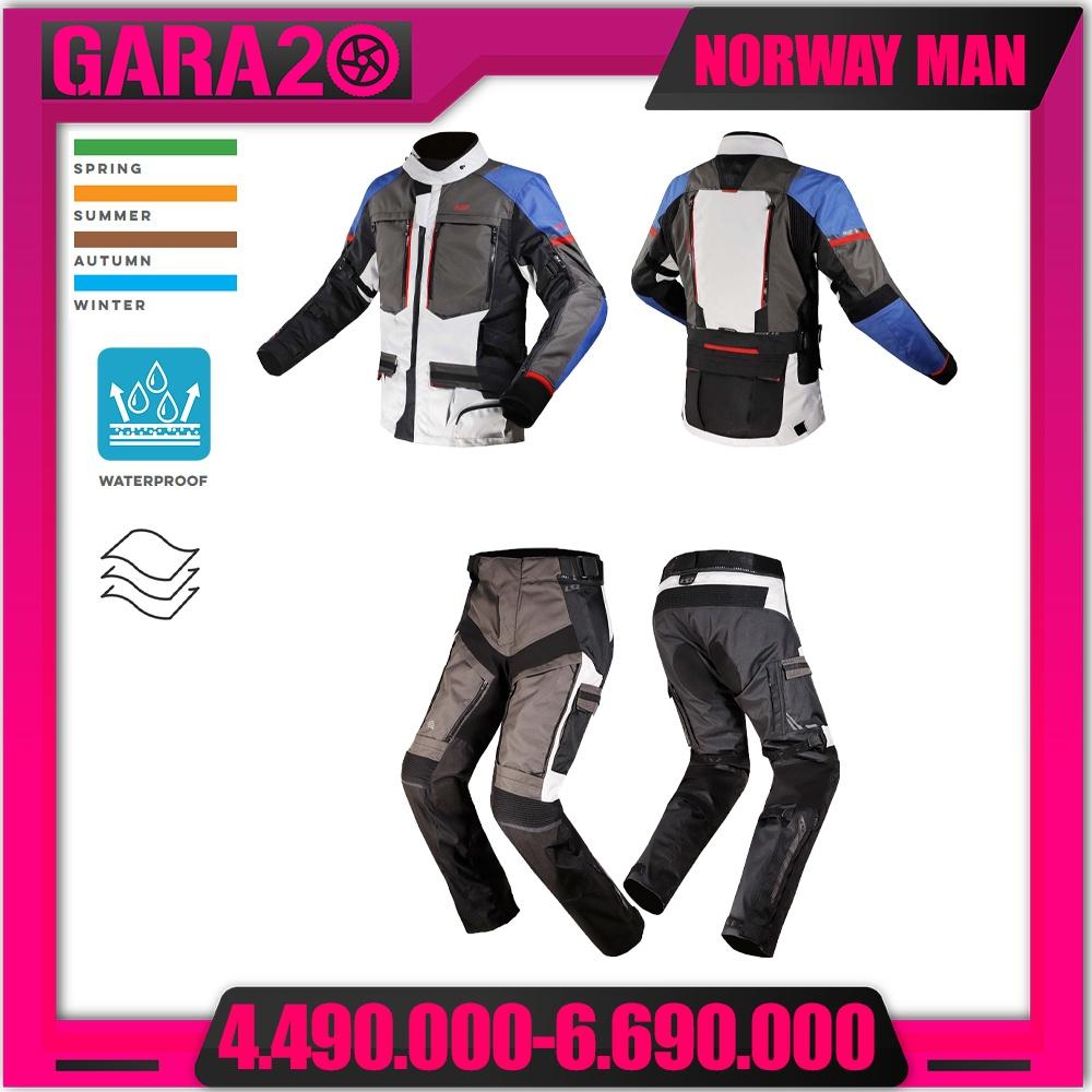 Quần Áo Bảo Hộ Lái Moto, Xe Máy Chuyên Nghiệp LS2 Norway Man - GARA20